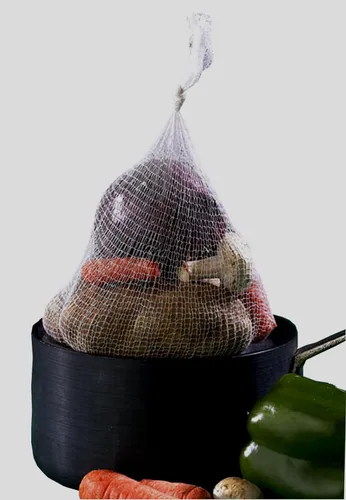 Vista 5 de Regency Wraps Calcetines de sopa, paquete de 100 unidades de 24 pulgadas, bolsas de malla 100% de algodón; para caldos transparentes, deliciosas