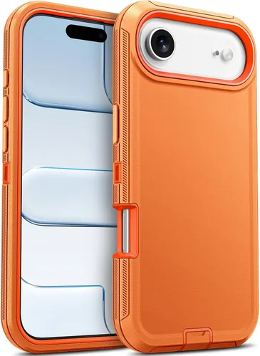 Vista 82 de Jelanry - Funda para iPhone 15 5G, protección resistente, resistente, color negro Dropproof & Dual-Layer Protective Back Cover with Port Anti