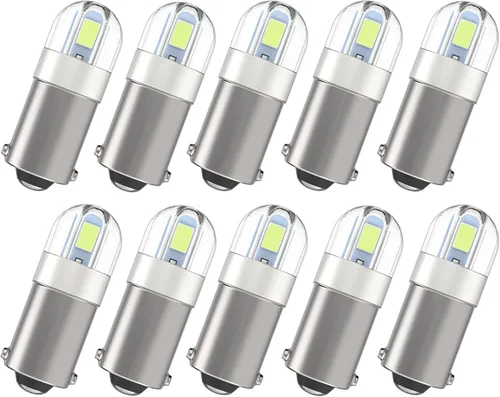 Vista 10 de Serundo Auto BA9S - Bombilla LED BA9 1895 1891 53 57, bombilla LED 2SMD 3030 Chips 47830 64111 3893 para interior de automóvil, cúpula de mapa