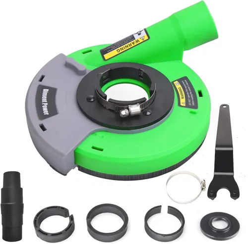 Vista 11 de Diment Power cubierta antipolvo de molienda para amoladora angular de 4 1/2-pulgadas / 5-pulgadas, rueda de copa de molienda de diamante