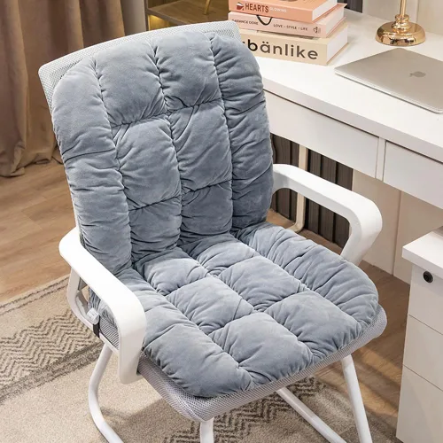 Vista 13 de Cojín para Silla de Escritorio Antideslizante Cojín de Asiento Mecedora Almohadilla para Silla de Oficina Cojín de Asiento de Dormitorio con Soporte