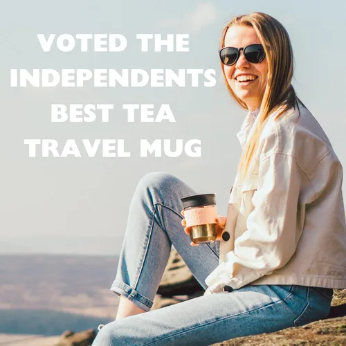 Vista 9 de Infusor de té suelto de viaje, colador de té desmontable con tapa a prueba de derrames, taza de café de viaje de vidrio reutilizable sin BPA