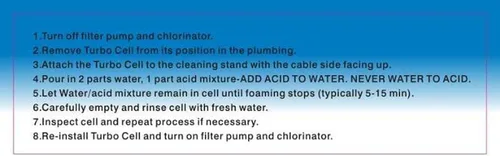 Vista 6 de ATIE Soporte de lavado ácido para celda de sal de piscina GLX-CELLSTAND/520670 Kit de lavado ácido IntelliChlor Compatible con todas las células