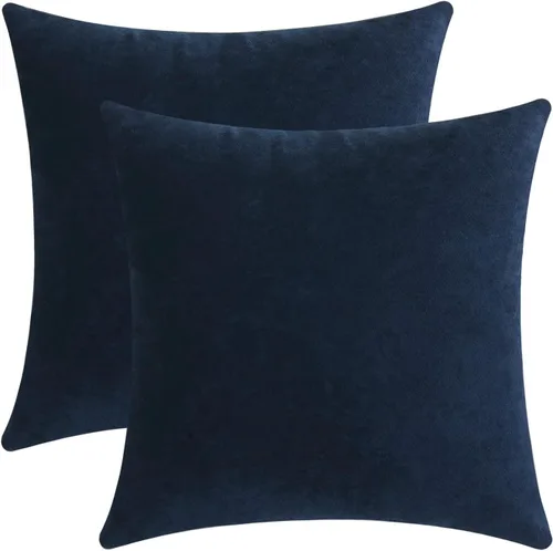 Vista 14 de Jeneoo - Fundas de almohada decorativas rojas brillantes de chenilla suave, fundas de cojín cómodas y sólidas para sofá de sala de estar
