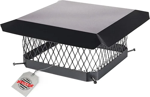 Vista 10 de HY-GUARD HGSS99 - Cubierta de chimenea de acero inoxidable con perno de combustión, tamaño de malla 3/4 pulgadas, se adapta al exterior de baldosas