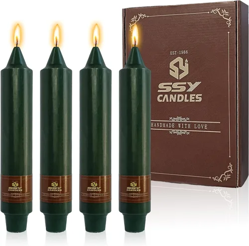 Vista 94 de Velas de hechizo blanco de 5 pulgadas, velas cortas cónicas de vigilia, velas de campanilla, 4 unidades para oración y meditación de fe religiosa