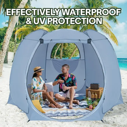 Vista 8 de Alvantor® Pop Up Screen Tent House Room Instant Outdoor Camping Canopy Sun Shelter Gazebo for Patio, Backyard & Deck, Privacy Tent(2-10 People