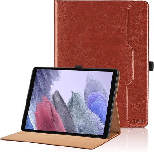 Vista 87 de Funda para Samsung Galaxy Tab A7 de 10,4 pulgadas 2020 (SM-T500/T505/T507) - Funda de piel sintética con función atril y bolsillo, función de Azul