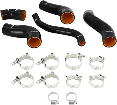 Mishimoto MMHOSE-VLSTR-13TBK - Kit de manguera intercooler de silicona, compatible con Hyundai Veloster Turbo 2013-2017, color negro