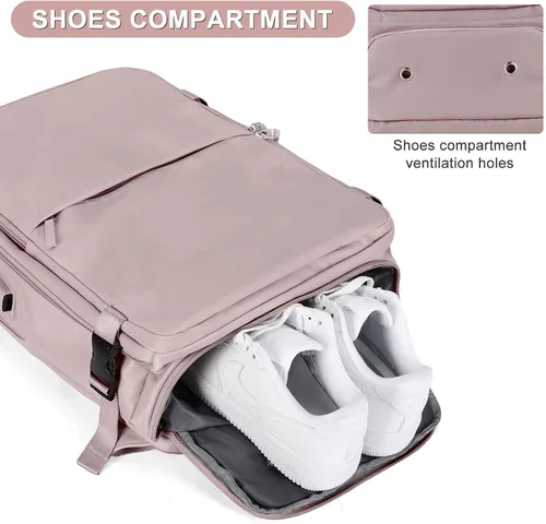 Vista 6 de Mochila casual Mochila de viaje, B-rosado púrpura, Mochilas Daypack