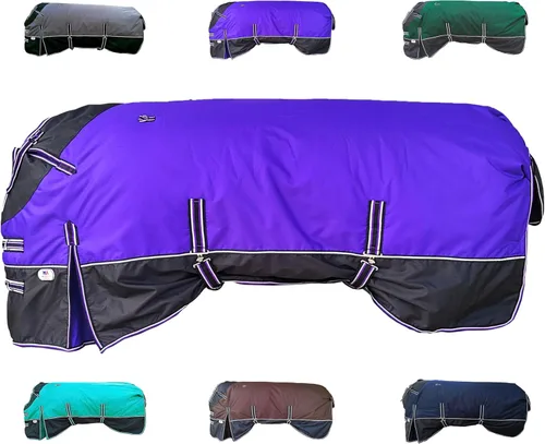 Vista 10 de Majestic Ally Manta de nailon Ripstop 600 D con cobertura impermeable, pesada, resistente a la lluvia y a la intemperie, para otoño o clima frío