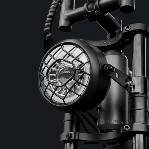 Vista 4 de Ebike - Luz de cabeza para faros delanteros de bicicleta para conducción nocturna, conector de 3 pines, luz LED para bicicleta de 36 V, 48 V, 52 V