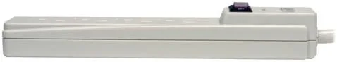 Vista 3 de Tripp Lite Regleta protectora contra sobretensiones de 4 tomas, cable de 4 pies, seguro de 1,000 (TLP404)