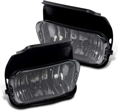 Vista 15 de CNNELL Conjunto de luces antiniebla compatible con Chevy Silverado 1500 2500 1999-2002, Chevy Silverado 3500 2001-2002, Chevy Suburban/Tahoe Lente