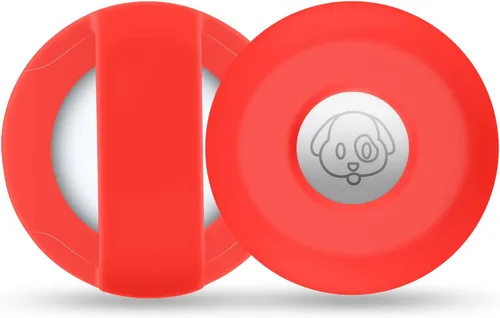 Vista 15 de Cibaabo - Soporte de AirTag para collar de mascota, con funda de silicona, para collar de mascota de 0.8 a 1.2 pulgadas