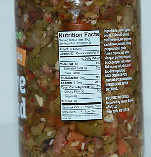 Vista 2 de Solestado Muffuletta (paquete de 2) Ensalada de aceitunas 33.9oz cada una