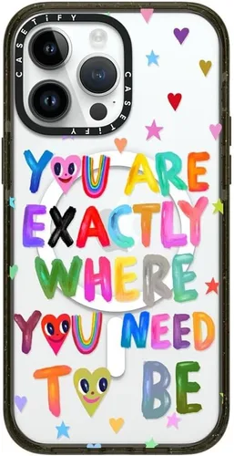 Vista 191 de CASETiFY Impact - Funda para iPhone 13 [Probada contra caídas de grado militar 4X / Protección contra caídas de 8.2 pies / Compatible con Magsafe]