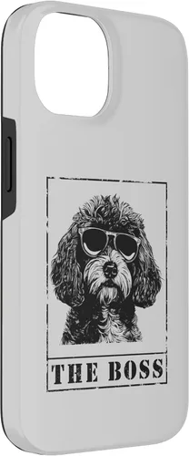 Vista 6 de iPhone 16 The Funny Cavapoo Boss Mom Dad Dog Lover Case