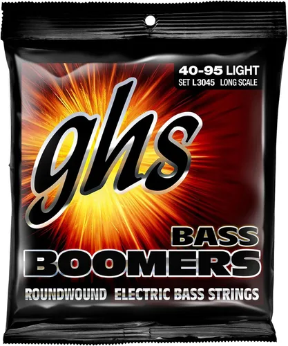 Vista 14 de GHS Strings 5M-DYB - Bass Boomers de 5 cuerdas, cuerdas para bajo eléctrico niqueladas, escala larga, mediano (45-130)