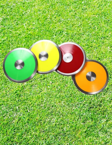 Vista 8 de Disco para práctica de nylon, pista y campo de lanzamiento de disco 2.2 lbs 3.3 lbs 3.9 lbs 4.4 lbs 5.0 lbs 5.5 lbs 5.5 lbs