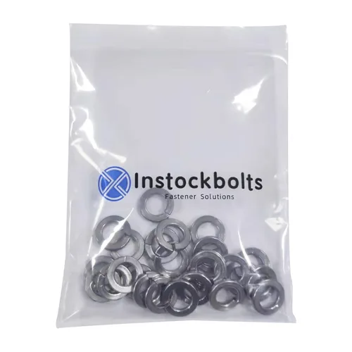 Vista 6 de 1/2" x 0.869"OD Split Lock Washer, 18-8 (304) arandela de bloqueo de resorte de acero inoxidable 25PCS