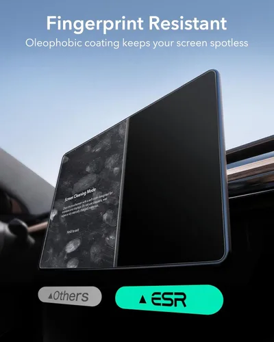 Vista 6 de ESR Protector de pantalla de vidrio templado para Tesla Model Y (2025-2020), Tesla Model 3 (2023-2017), protector de pantalla táctil de 15 pulgadas