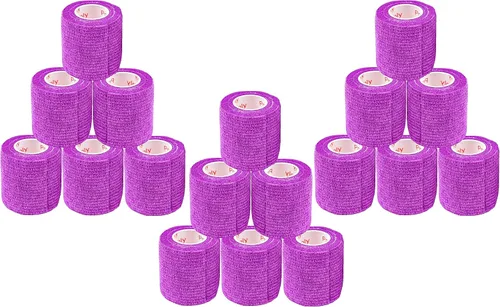 Vista 15 de Cinta adhesiva para veterinarios (negro) (paquete de 2) (2 pulgadas x 15 pies), autoadhesiva, adherente, cohesiva, flexible, autoadhesiva, rollo