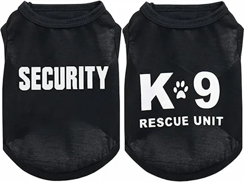 Vista 10 de Paquete de 2 ropa para perros pequeños, chicos y cachorros, camisa para Chihuahua, Yorkies, verano, mascota, perro, gato, transpirable, cómoda