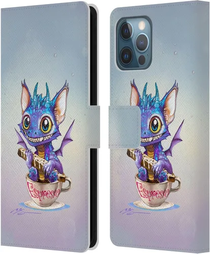 Vista 332 de Head Case Designs Officially Licensed Ruth Thompson Boba Tea Cup O Dragons Leather Wallet Case Compatible with Apple iPhone 7 Plus / 8 Plus