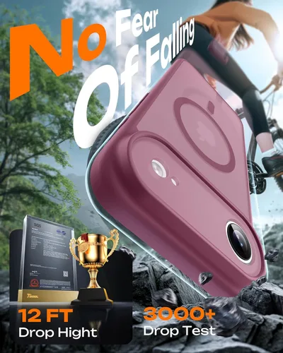 Vista 319 de TOCOL Funda para iPhone 11, compatible con Magsafe, protección completa de cámara, imanes integrados, protección contra caídas, funda translúcida