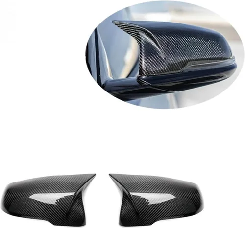Vista 3 de Carbon Fiber Side Mirror Cover Caps Rearview Replacement Mirrors Compatible for Toyota Supra A90 GR Coupe MK5 2019-2022 2020 2021 M