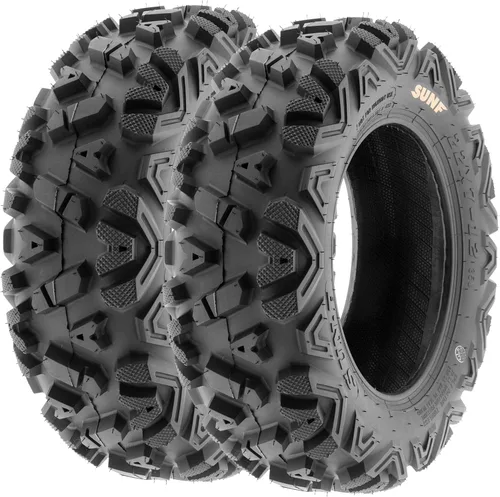 SunF - Neumáticos para ATV, 11 de 23 x 8 y 11 de 23 x 8, 6 capas, sin cámara, A033, todo terreno, ATV, UTV y fuera de carretera, juego de 2