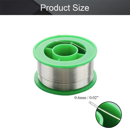 Vista 2 de Utoolmart Alambre de soldadura 0.024 in 3.53 oz con base de colofonia para soldadura eléctrica 2 piezas
