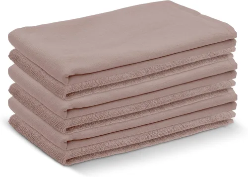 Vista 10 de DG Collections Toallas de cocina gris ceniza, paños de cocina de rizo 100% algodón para limpieza, secado y altamente absorbente, paño de cocina