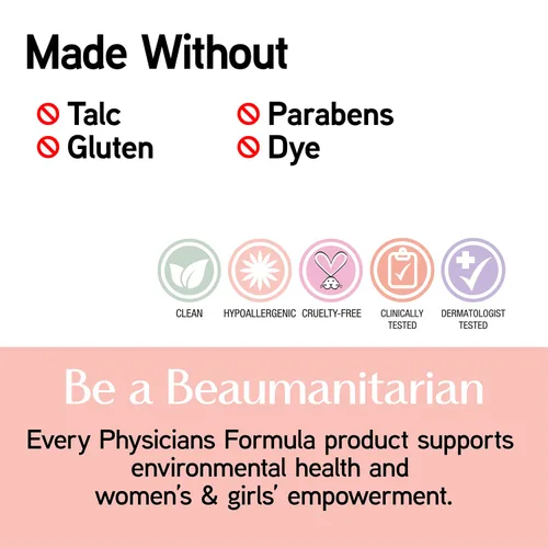 Vista 6 de Physicians Formula Mineral Wear Diamond Brillo Labial Voluminizador, Dermatólogo Testado, Corte de Princesa Rosa Claro