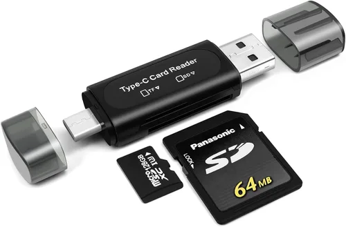 Vista 8 de Lector de tarjetas USB C, 3 en 1 USBC a Micro SD TF lector de tarjetas de memoria compatible con Pad Pro, Chromebook, XPS, Galaxy S23/S24 Ultra
