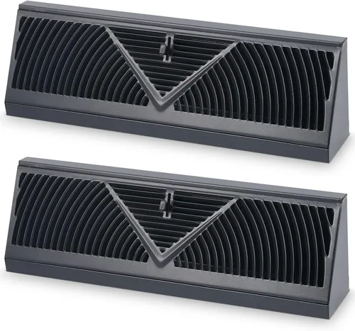 Vista 20 de Yaocom Paquete de 2 Rejillas de Registro de Zócalo Tamaño de Abertura de Conducto de 15 Pulgadas Cubiertas de Ventilación para Difusor de Piso