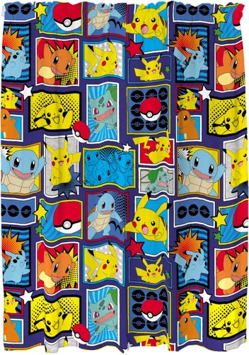 Vista 7 de Franco - Juego de cortinas para habitación de niños, 82 x 63 pulgadas, Pokémon
