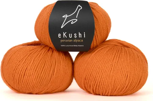 Vista 39 de 100% Hilo de Alpaca Baby para Tejer y Ganchillo - 1 Cono de Hilo Premium DK - Ligero, Hipoalergénico y Térmico Hecho en Perú - Ideal para Proyectos