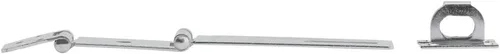 Vista 3 de National Hardware N103-291 V34 - Cerrojo de seguridad de doble bisagra en chapado en zinc, 4-12 pulgadas