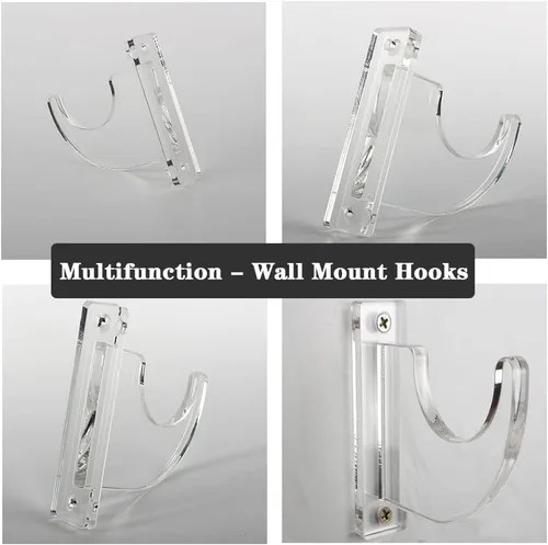 Vista 7 de WANLIAN Soporte de pared Katana, soporte de pared para sable de luz, soporte de pared ajustable de acrílico para Katana, sable de luz, soporte