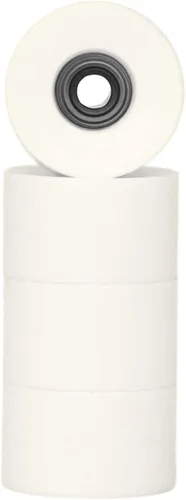 Vista 2 de Ruedas de Fingerboard de uretano Teak Tuning Apex 71D - Estilo crucero, en forma de tazón, diámetro de 8.7 mm - Rodamientos ABEC-9 Stealth - Crema