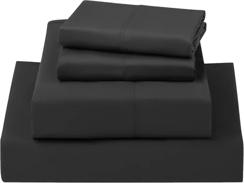 LBRO2M Juego de sábanas de 1000 hilos tamaño Queen de 1000 hilos, sábanas de 4 piezas, bolsillo profundo de 16 pulgadas, ropa de cama súper suave,