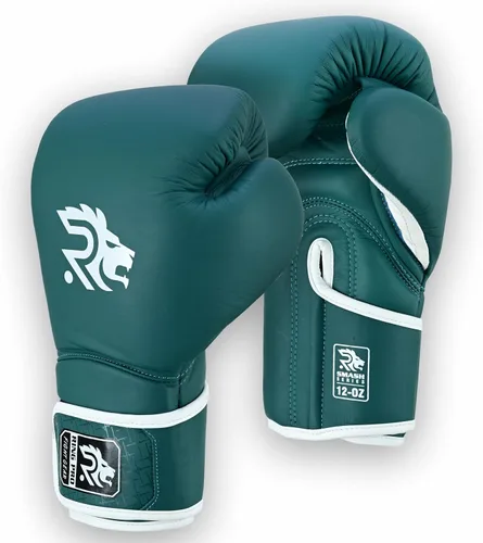 Ring Pro Leather Boxing Gloves with Strap – Premium for Training, Sparring, MMA, Kickboxing, Muay Thai (Unisex)