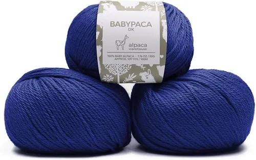 Vista 54 de Juego de 6 madejas de 100% lana de alpaca bebé (10.58 oz) de peso DK, fabricadas en Perú, celestial suave y perfecto para tejer y hacer ganchillo
