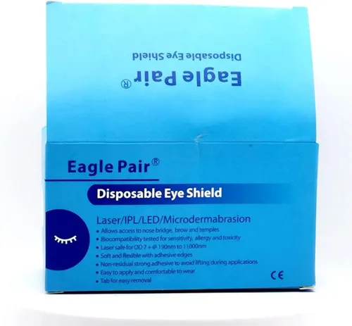Vista 6 de Protectores de ojos láser desechables de belleza IPL/LED/microdermoabrasión para huéspedes de protección ocular paquete de 10 pares