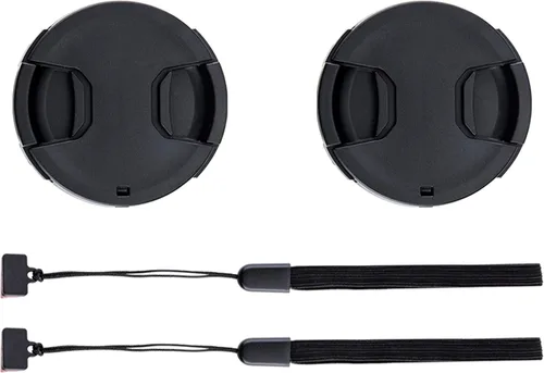 Vista 14 de 2 paquetes de cubiertas de lente frontal de 37 mm con protector de tapa de lujo para lente Olympus 14-42mm 1:3.5-5.6 EZ Kit en Olympus OM-D EM10