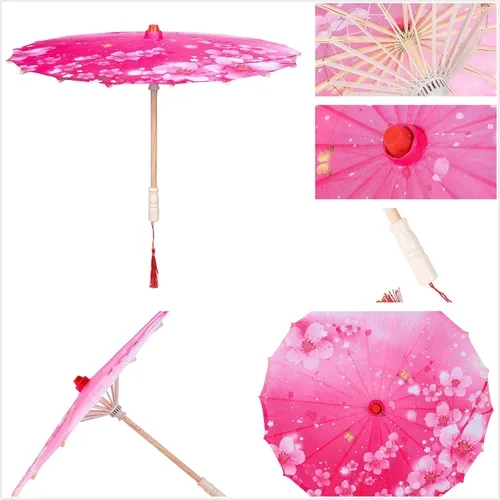 Vista 3 de Vestido tradicional japonés tipo kimono para niñas y niñas