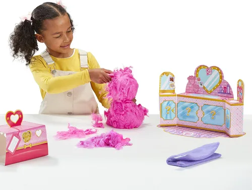 Vista 3 de Little Live Scruff-A-Luvs Cutie Cuts: Afeitar, revelar y estilizar, mascota de peluche rescatada - cachorro rosa