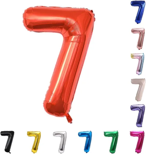 Vista 111 de YPSelected Globo de aluminio grande de 32 pulgadas con número de helio, cumpleaños, boda, fiesta, 0-9 (azul bebé, 0)